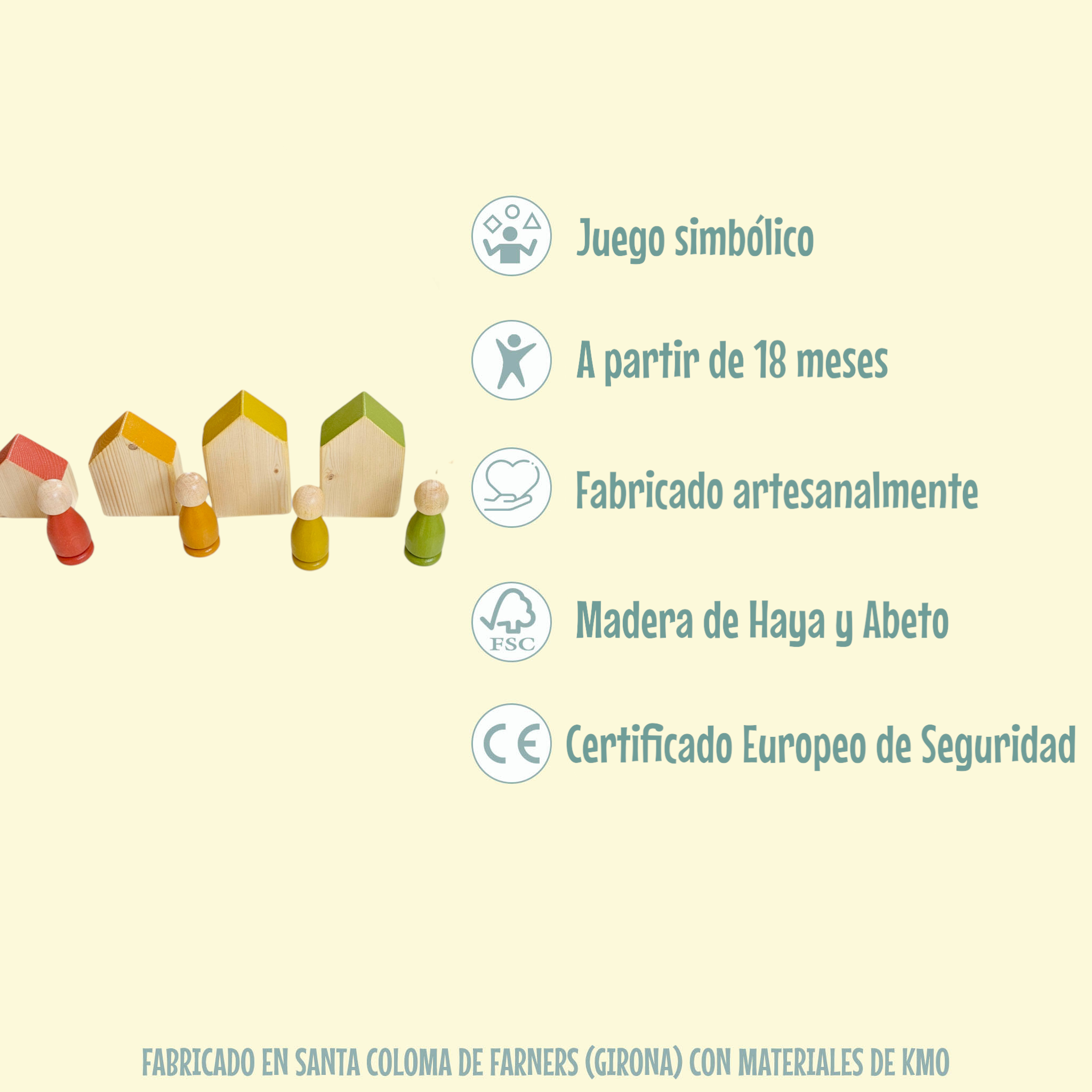 Casetes simbòliques amb Ticumikus 12 peces - Ticumiku