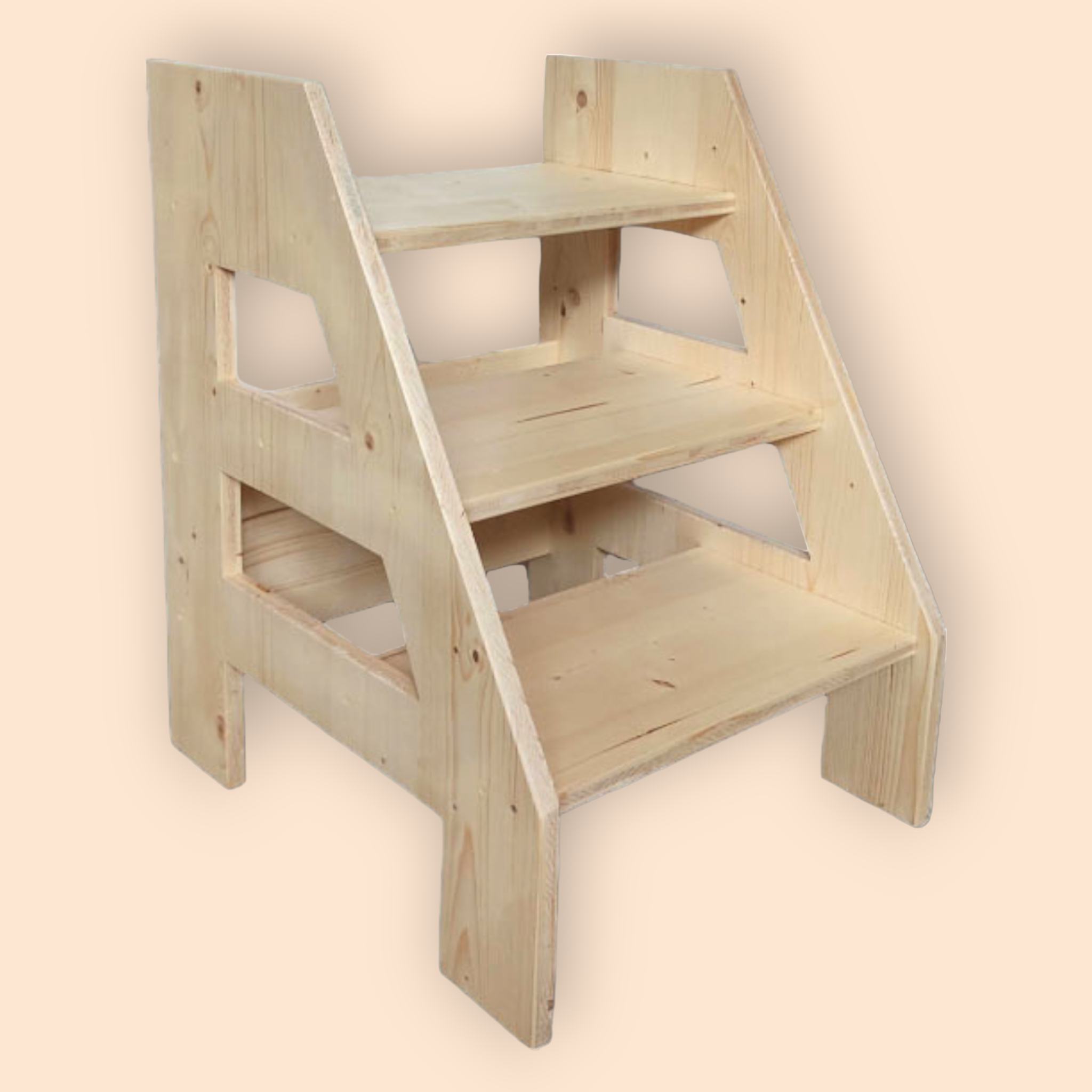 Escalera de madera para cambiador