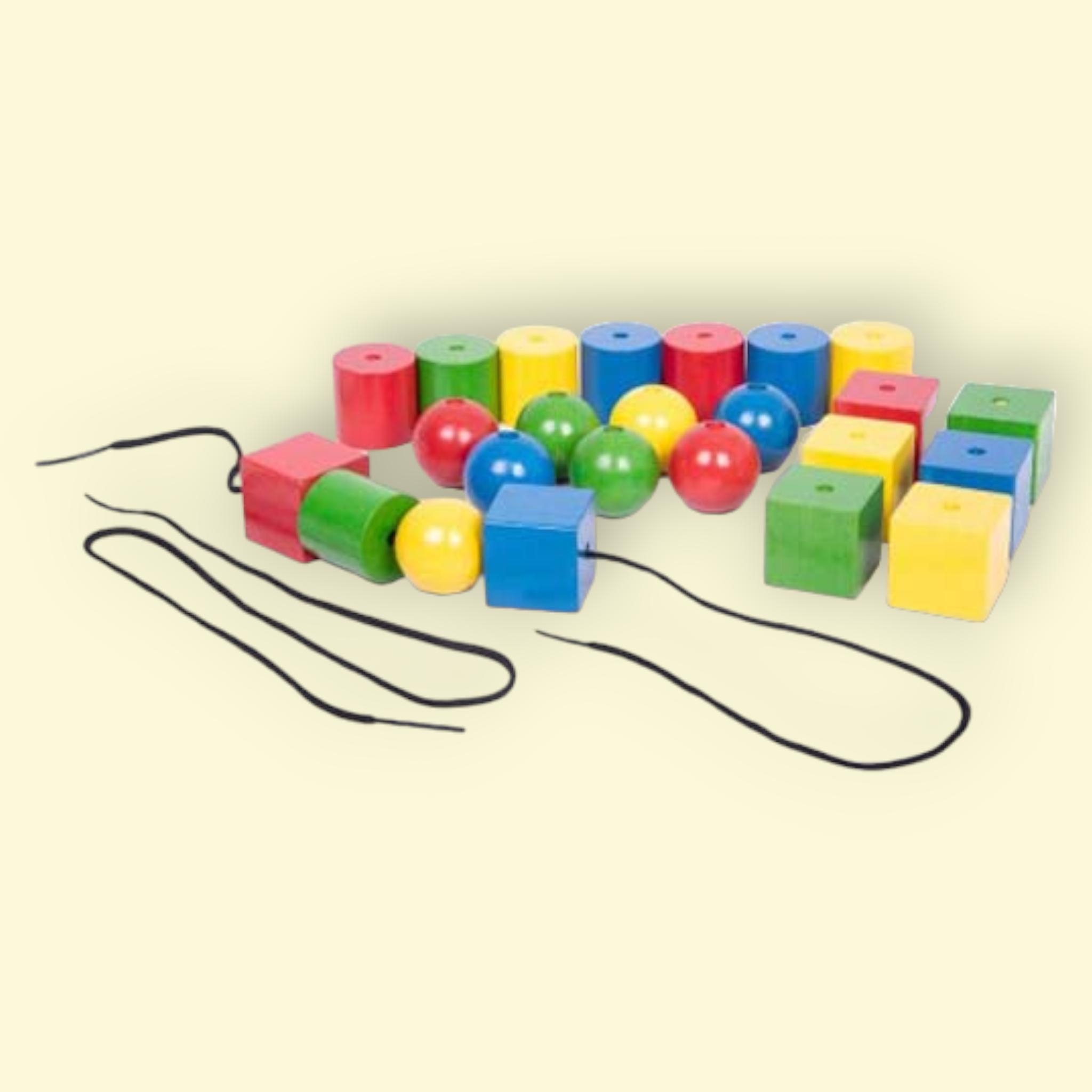 Roscant blocs geomètrics de fusta