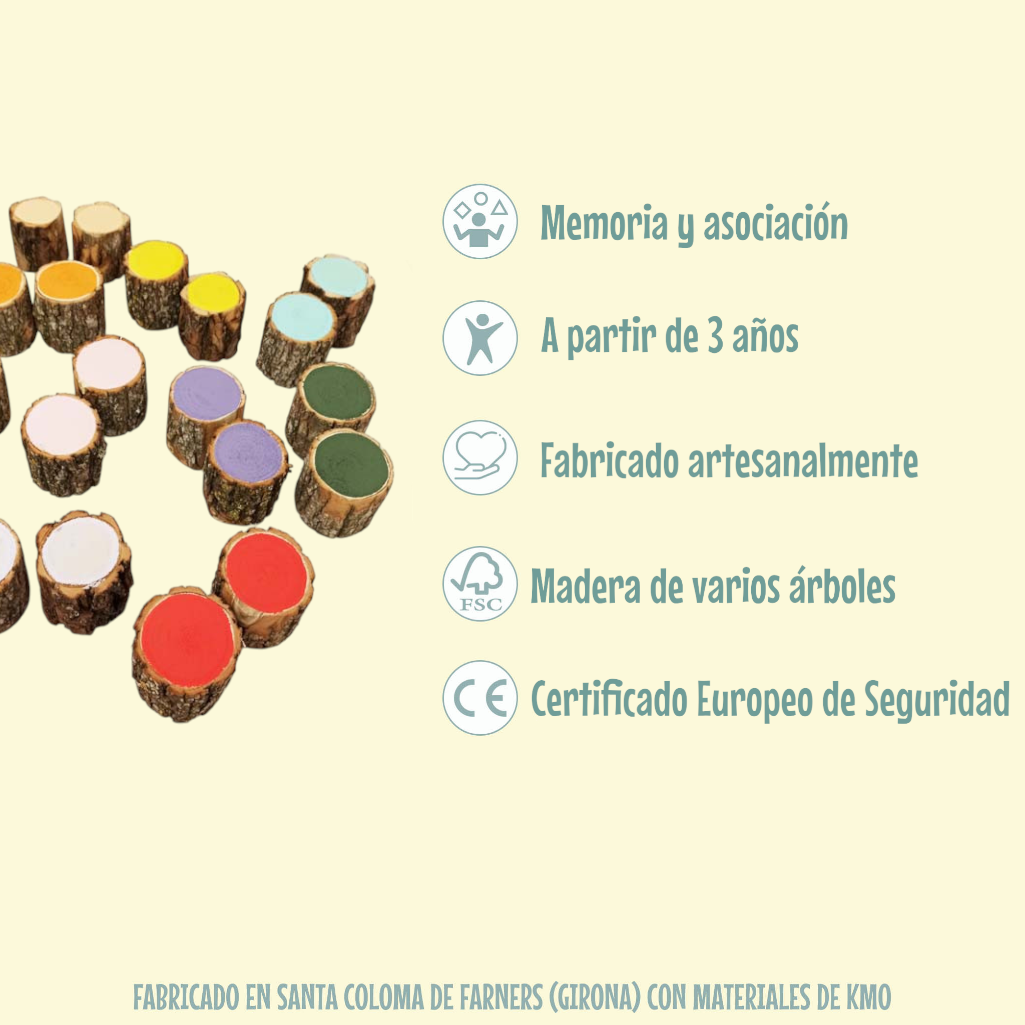 Tronquitos de colores 30 (Memory)