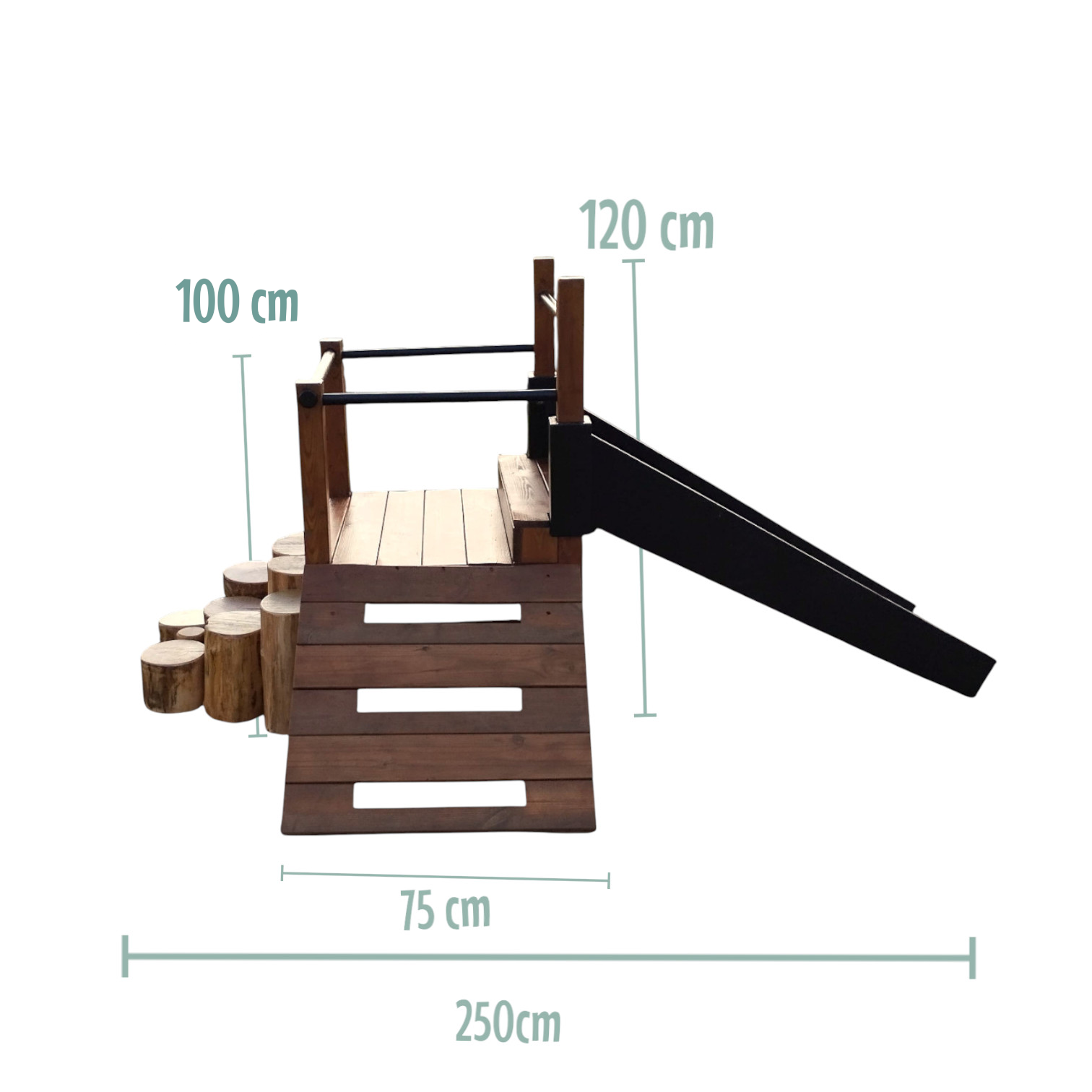 Estructura Rodin | tobogan + escalada