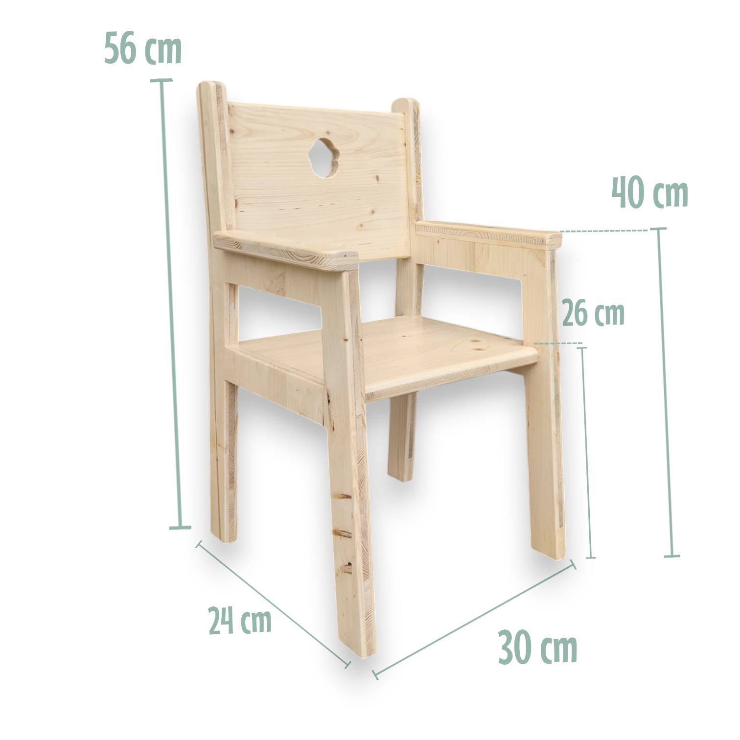 Silla con reposabrazos