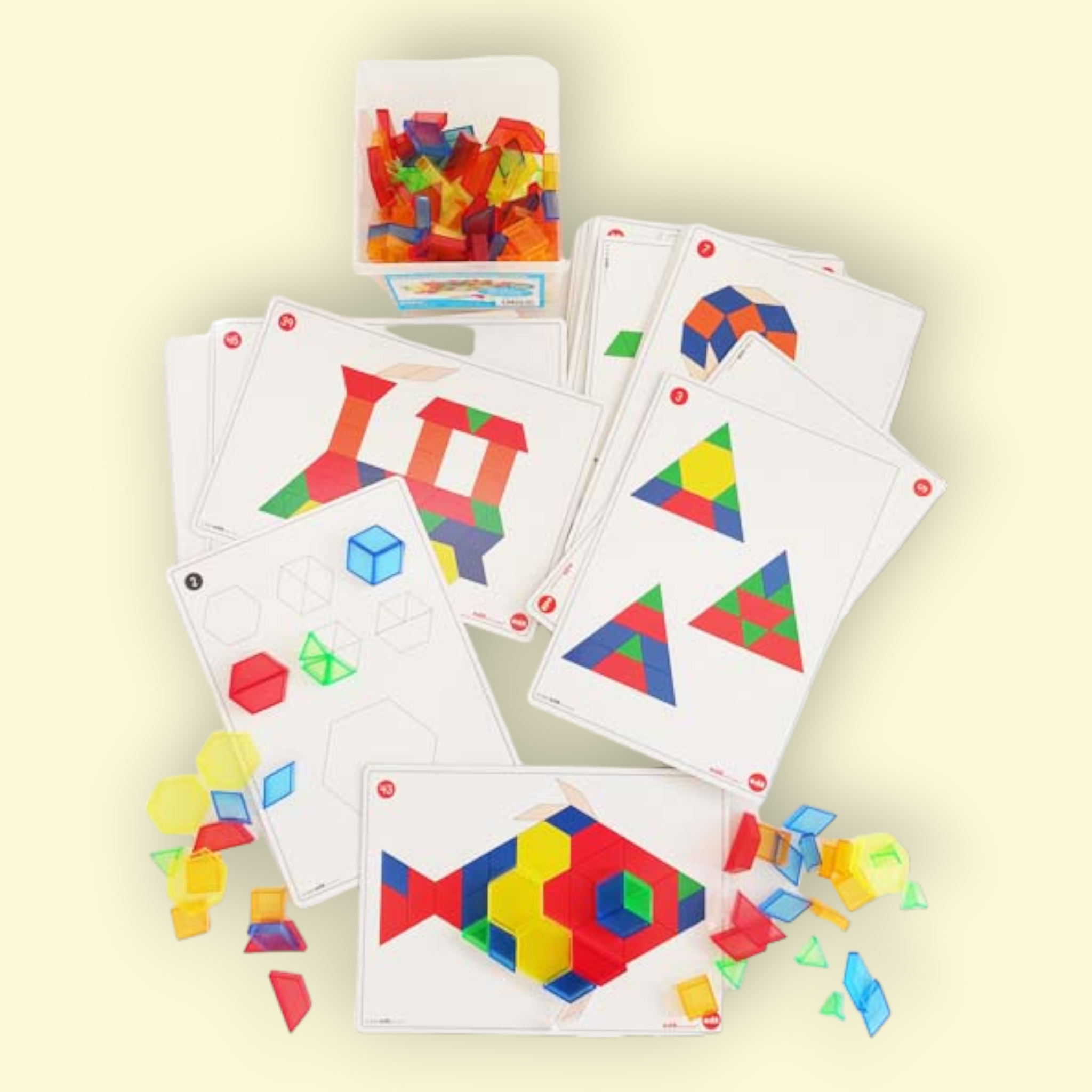 Pack i cartes de Tangram